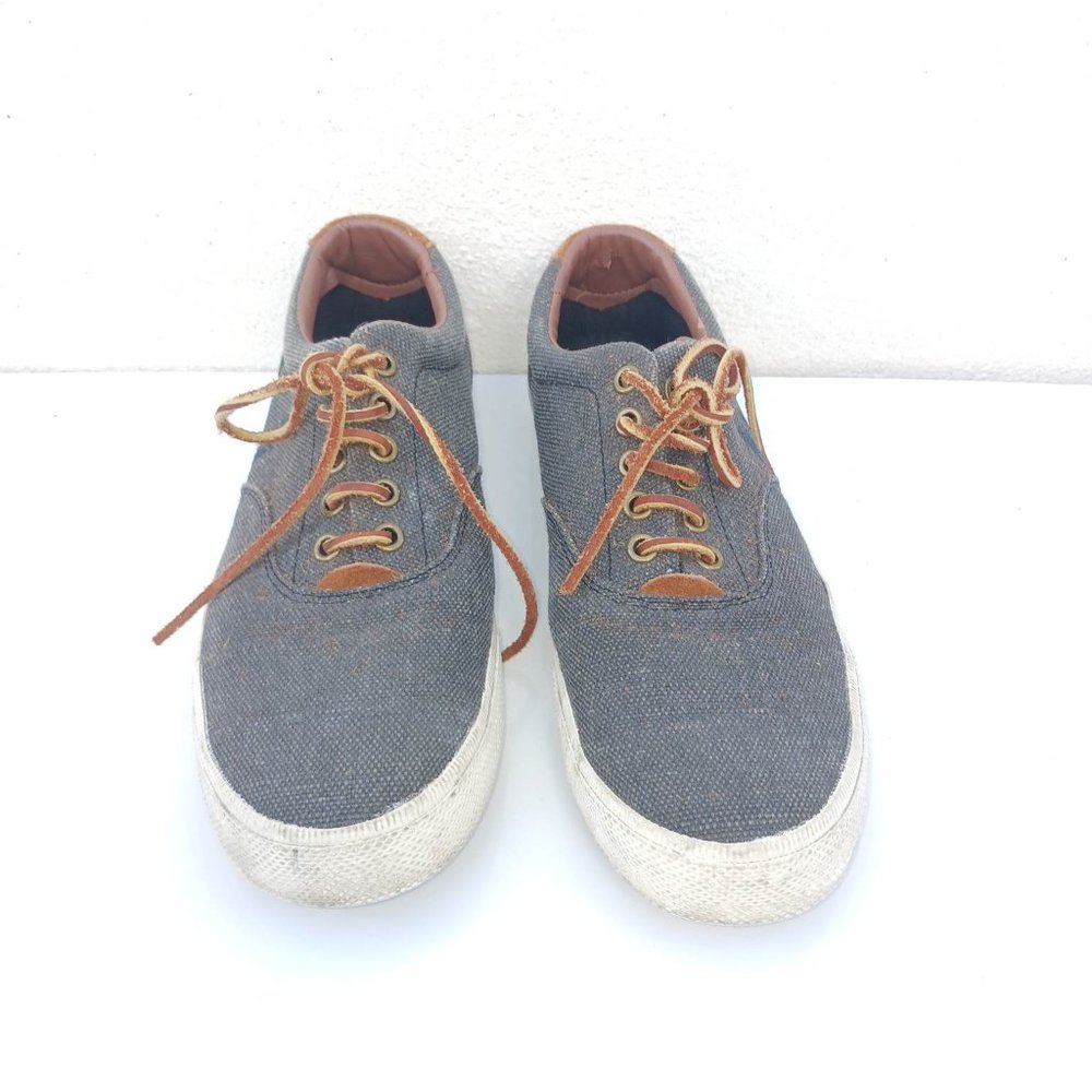 Polo by Ralph Lauren Men's Size 8 Gray Brown Sneakers Shoes - Picture 3 of 11